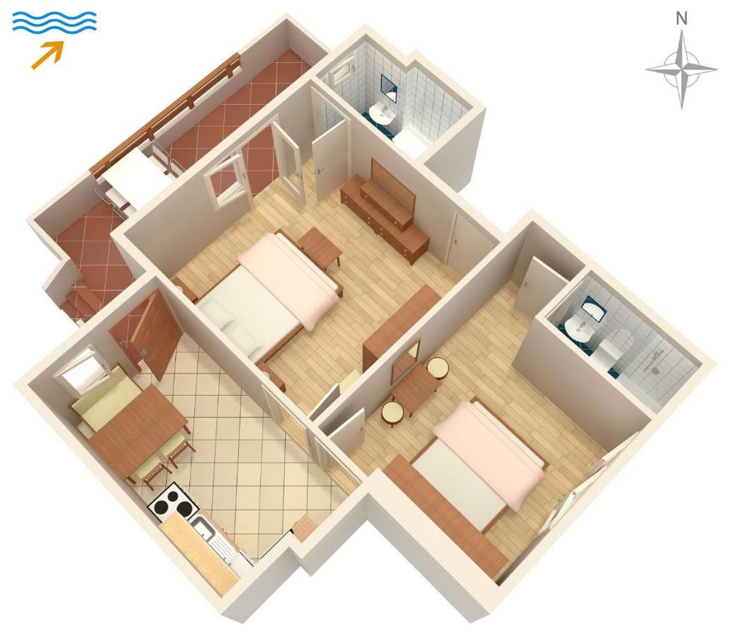 Apartment Supetarska Draga - Donja 5030A Kültér fotó